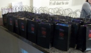 Girls' Night Out gift bags at Edge Hair Design